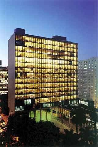 Edifício do Ministério da Educação e Cultura Oscar Niemeyer, Lúcio Costa, Affonso Eduardo Reidy,