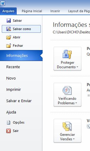 5º passo: Feche o Editor e salve o documento acionando a