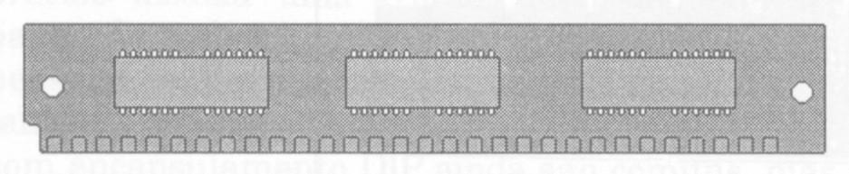 Capítulo 3: Introdução à Arquitetura de Computadores Então, para completar um banco de memória num 8386, era necessário 4 desses módulos,