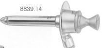 12 60 mm 20 mm Tubo de proctoscopia 8839.