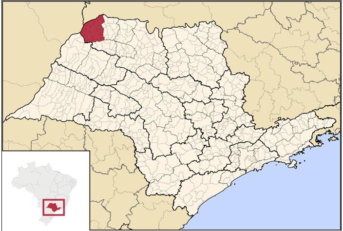 10 Clima vitícola para a região de Jales (SP) Fig. 2. Microrregião de Jales (SP). Fonte: Microrregião de Jales (2012). Fig. 3.