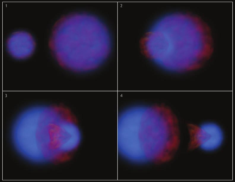 Lentes gravitacionais No caso da matéria escura, sendo conhecida a deflexão sofrida pela luz é