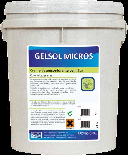 12 LIMPEZA DE MÃOS Hands Cleaning Gelsol Gelsol 5-10-20 Kg Rosa - Pérola