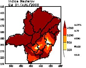 25 2 1 5 Chuva diária - Montes Claros 45 4 35 3 25 2 1 5 Chuva diária - Caldas 21/4/29 5/5/29 19/5/29 25/8/29 22/9/29 21/4/29 5/5/29 19/5/29 25/8/29 22/9/29 Evolução Nesterov - Montes Claros Evolução