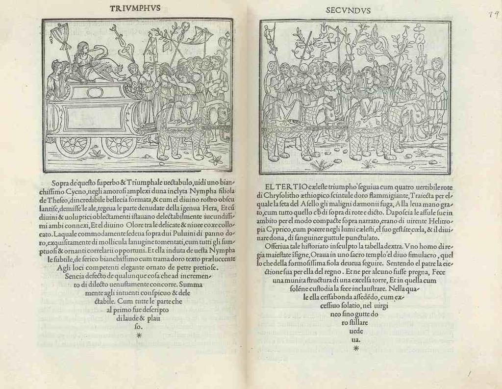 Tipos móveis Hypnerotomachia Poliphili (1499) Impresso por