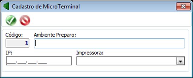 Nos botões da tela temos: Incluir: Permite fazer a inserção de impressoras. Visualizar/Alterar: Permite fazer a edição de impressoras. Excluir: Permite fazer a exclusão de impressoras.