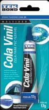 TEK BOND COLA VINIL 17G INCOLOR BLISTER COLA DE CONTATO 30G INCOLOR -