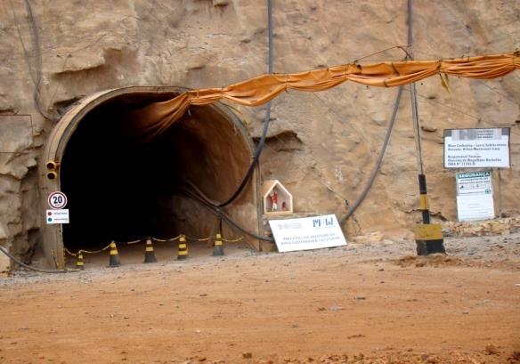 Cachoeira Mine: Extraction of