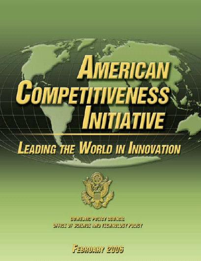 Iniciativa americana de competitividade Anunciado pelo presidente Bush no Estado da Nação 2006 (resumos de negócios para o