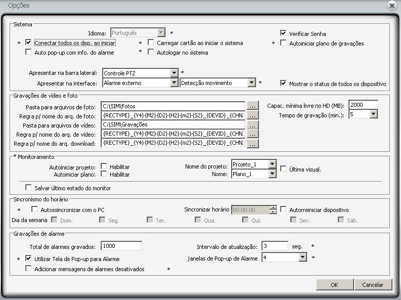 3. Selecione o tipo de arquivo a ser buscado; 4. Clique em AVI para converter o arquivo.dav para AVI. Marque o item e clique em AVI para iniciar a conversão; 5.