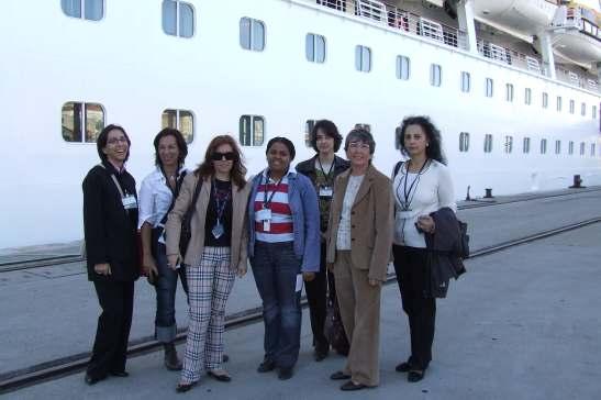 Visitas a navios de cruzeiro cruzeiros 2007 Ao longo do ano de 2007 a APL, em colaboração com a Melair, representante comercial da Royal Caribbean em Portugal, e com a Costa Cruzeiros, representante,