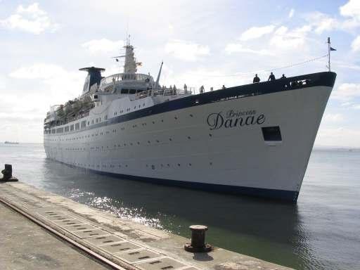 Navio PRINCESS DANAE Escalas 9 GT 16 531 LOA 162.