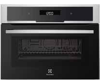 Cozinhar Gama Compacta Forno Multifunções + vapor 45 cm Forno Multifunções 45 cm EVY9841AAX Combi Vapor.