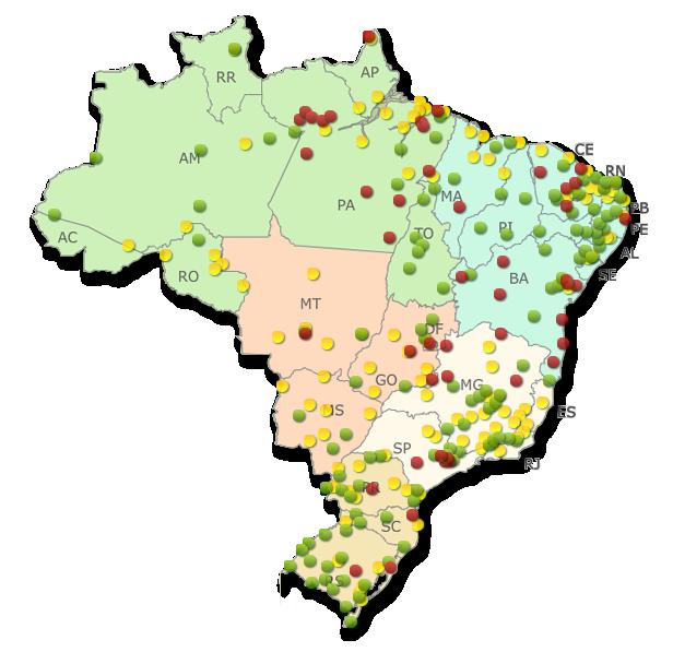 Expansão e desconcentração das Universidades Federais Pré-existentes 2003 a 2010 2011 a 2014 47 novos câmpus 4 Universidades Meta