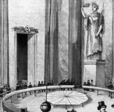 Paris 1851 Plano de oscilação se desloca