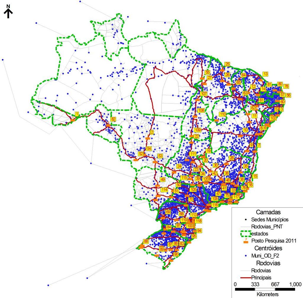 Zoneamento de Transportes Área