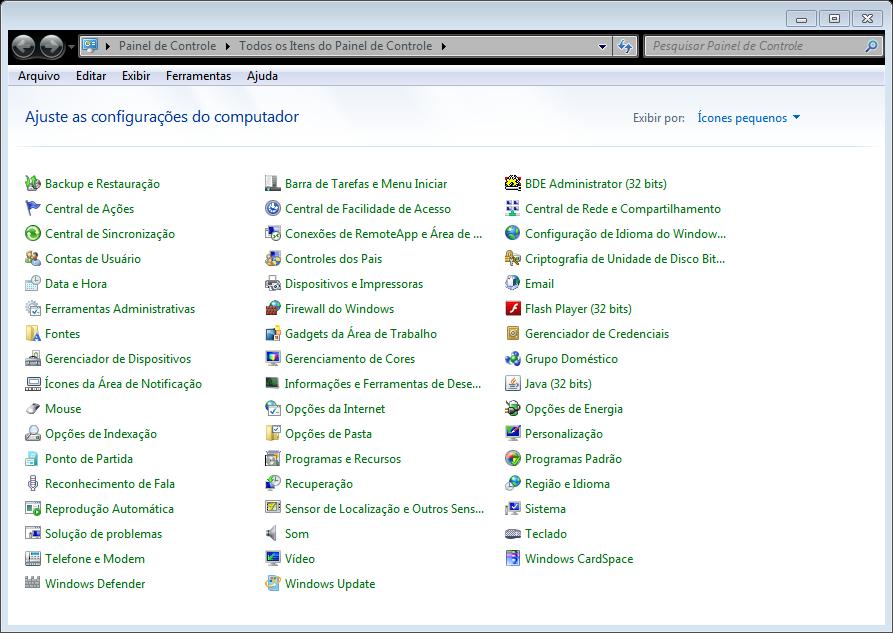 Windows XP: Clique no menu Iniciar