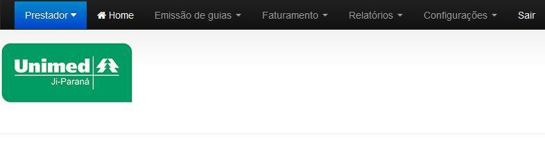 Página Inicial 1 2 3 4 5 6 1 Retornar a página inicial; 2 Emitir guias de SADT, Internação, Pedido de exames, Prorrogação