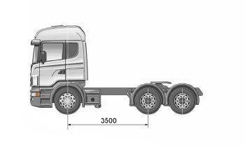 3.10 Distancias entreeixos 460 cv 420/470 cv 440/480 cv Tipos 6x2 6x4 3.300 mm pneumática 3.300 mm pneumática 3.550 mm metálica 3.500 mm metálica 3.700 mm metálica 3.600 mm metálica 6x2 6x4 3.