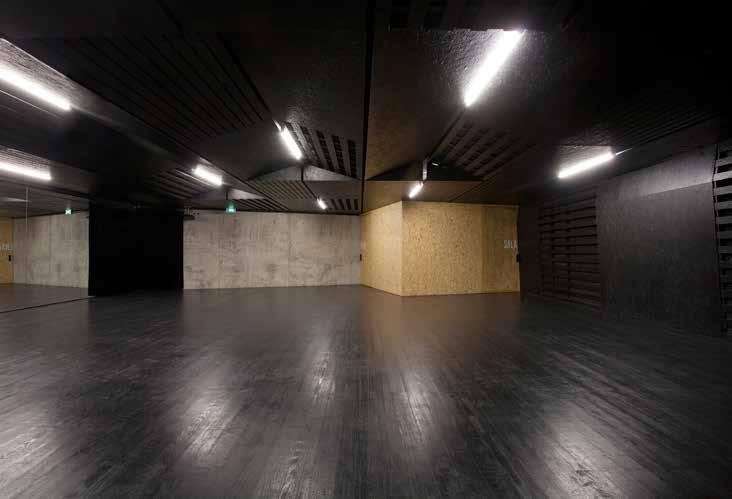 Privileged space to conduct artistic residencies, preferably on theater and dance.