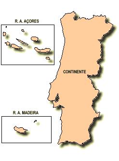 134 cidades do país e as áreas metropolitanas de Lisboa e do Porto.