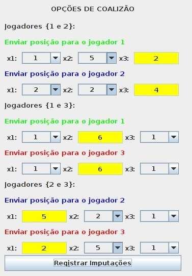 5.3 O Módulo JCE 101 Figura 5.14: Tela de registro das imputações.