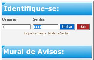 O USUÁRIO normalmente é o mesmo código numérico que representa a sua MATRÍCULA no curso.