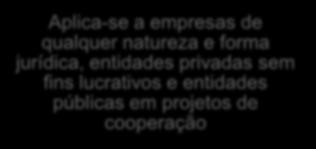 SI ) às empresas Aplica-se a empresas de qualquer natureza e