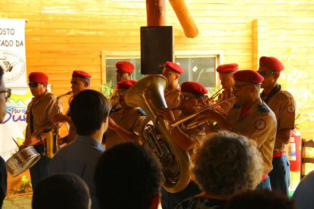 o evento às 8h30, executando