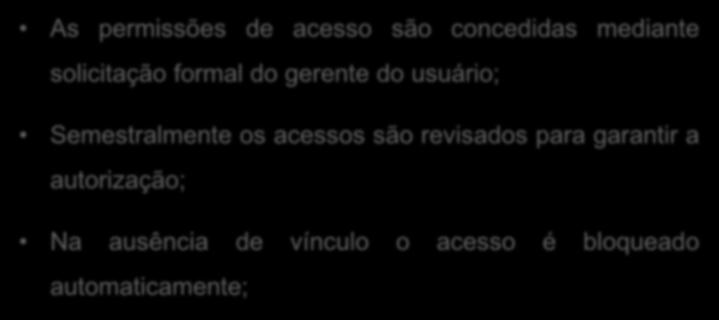 Fluxo para Download dos Rede Corporativa Portal Corporativo Informações Seleção de Servidor de Controles As permissões de acesso são concedidas mediante solicitação