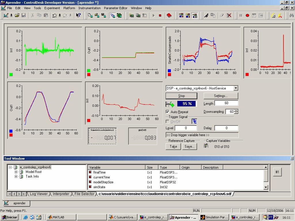 Capítulo 3 Simulação Computacional e Validação Experimental do Modelo 23 Figura 11: Tela da interface gráfica do