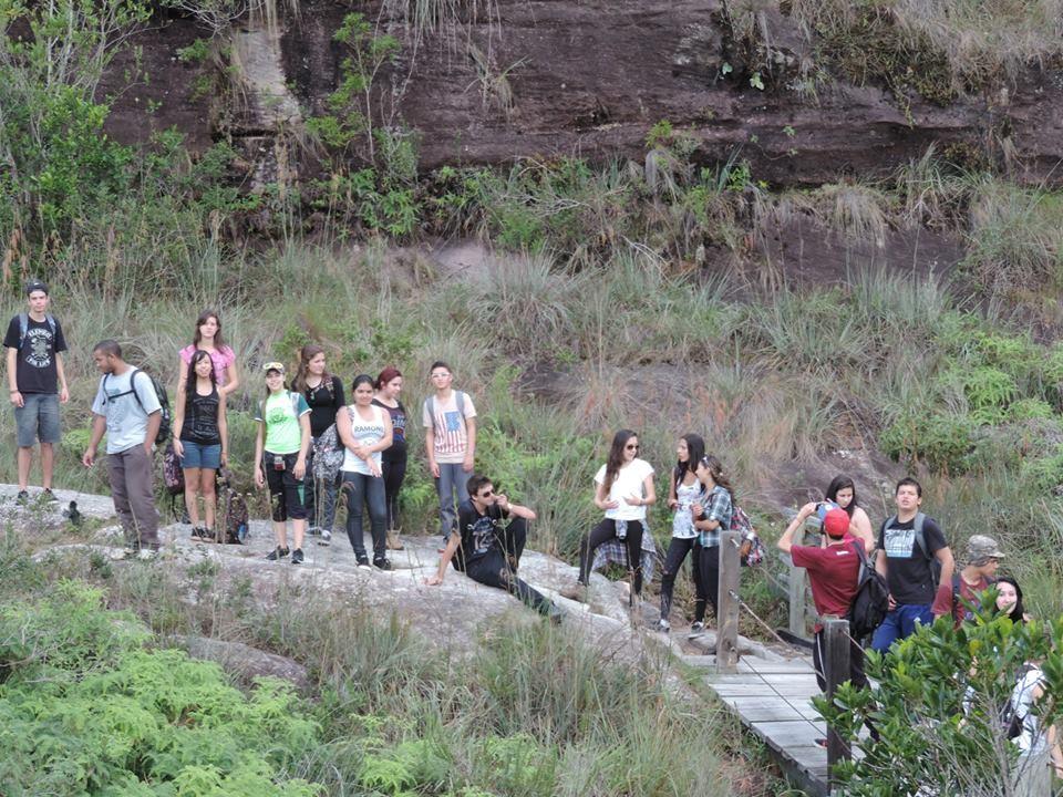 Figura 7 Alunos da segunda expedição ao Parque Estadual do Cânion