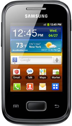 O smartphone utilizado nos testes, durante o desenvolvimento é o Samsung Galaxy Pocket, apresentado na Figura 10, que possui todos os recursos necessários para o desenvolvimento do aplicativo