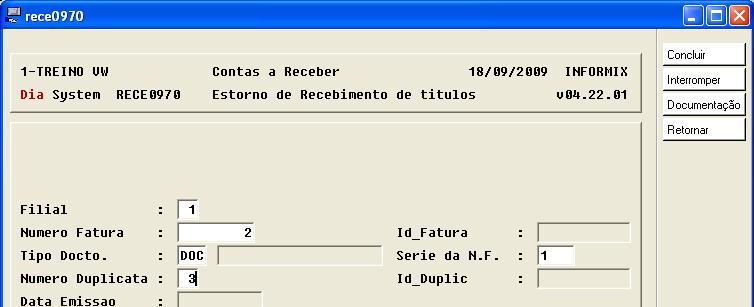 Contas a Receber Capitulo 21 Estorno de recebimento de títulos