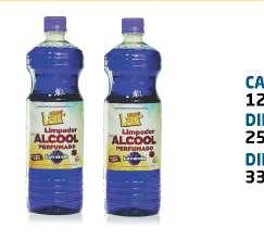 VIDROS (COM ÁLCOOL) 500 ml LIMPA ALUMÍNIO 500 ml 24 x 500mL 190D x