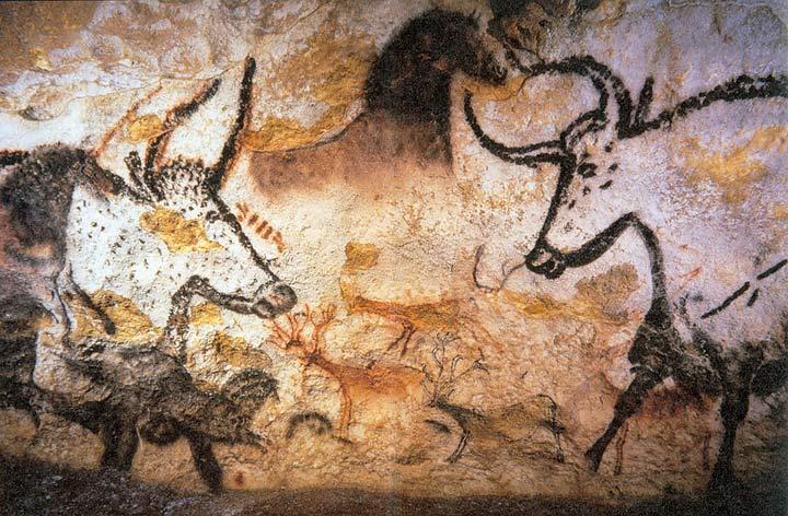Animais da caça: (15.00 a 10.000 a.c) Lascaux, França.