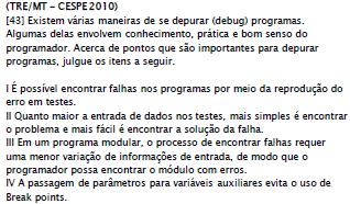 Usabilidade: Avalia sistema, sb pnt de vista d usuári, enfatizand estética, fatres humans, cnsistência na interface visual, ajuda nline e cntextual, dcumentaçã, material de treinament.