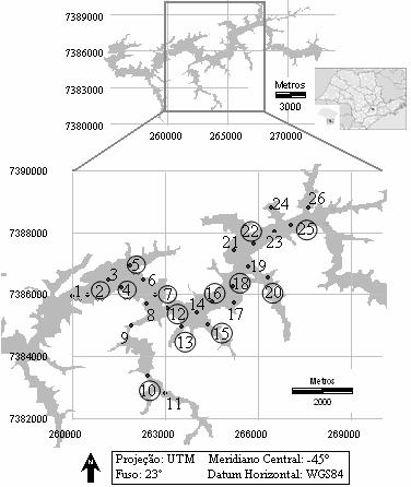 90 Caracterização espectral da água do reservatório de Ituperanga.