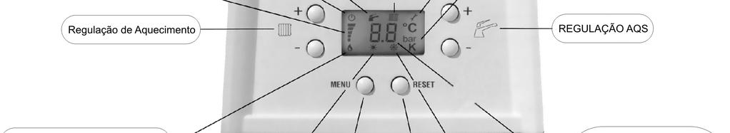 2 Acendimento Abrir a válvula de gás localizada no exterior da caldeira. Colocar a caldeira no modo de funcionamento VERÃO ou INVERNO: a caldeira fará a ignição automáticamente.