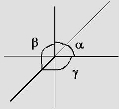 a, b e c e 3 ângulos, e