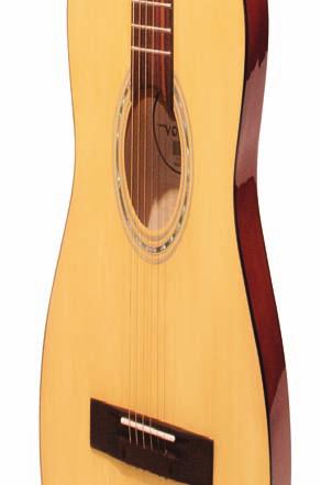 Todos os violões Vogga são construídos com matérias-primas selecionadas e possuem excelente acabamento.