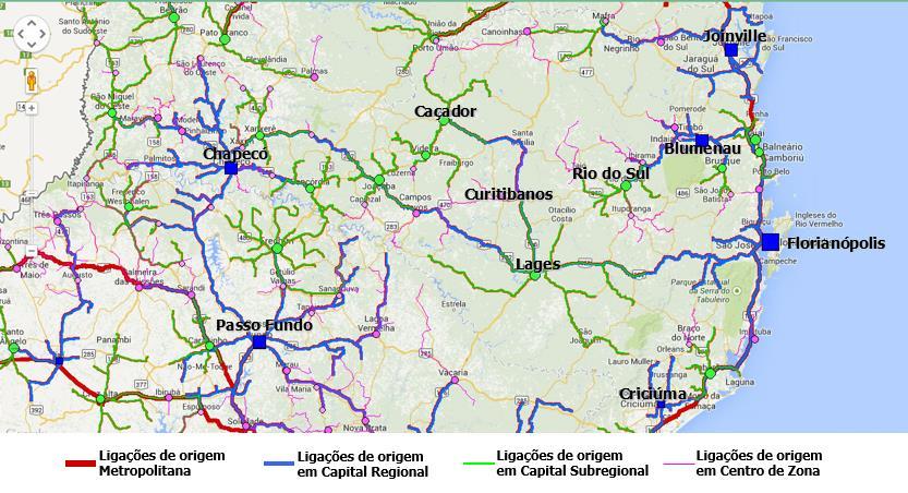 Influência) Figura 87: Mapa de conexões