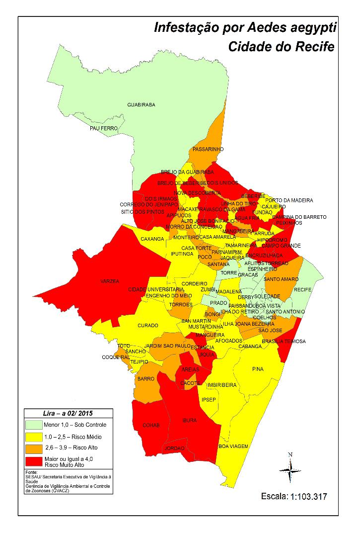 Figura 2 - Número de casos notificados de dengue (exceto