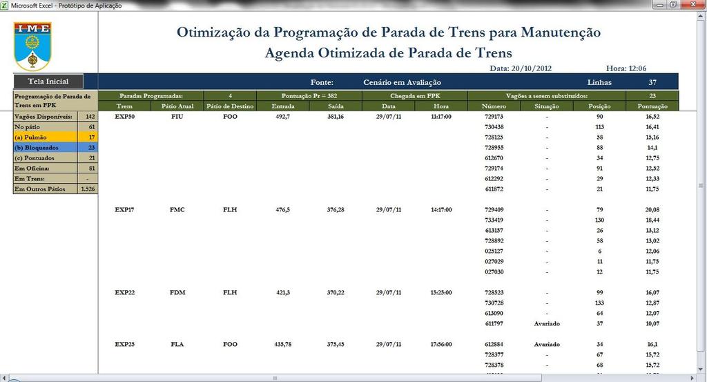 "Erro 9: encontrado valor de erro em uma célula de destino ou de restrição."; "Erro 10: erro no modelo. Verifique se todas as células e restrições são válidas." FIG. 6.21 Caixa de Mensagem 6.4.