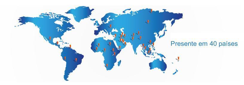 Instituição Global: 7,0 milhões de alunos capacitados mundialmente, através de seus 1.300 centros de treinamento.