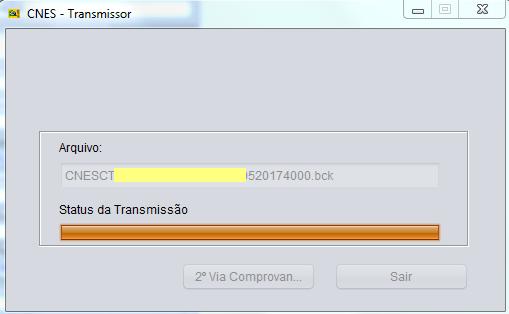 d. Se o sistema conseguiu se conectar ao serviço web de validação de transmissão. Caso haja problema na validação deste item, realizar os passos do item 2.