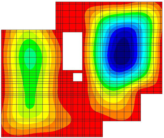 5. PROJECTO DE REFORÇO Para o pavimento não reforçado, o campo de deslocamentos verticais previsto para o estado limite de utilização está apresentado na Fig. 3. Como se pode verificar na Fig.