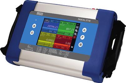 Tecnologia de calibração Multicalibrador portátil Modelos Pascal ET, Pascal ET/IS Folha de dados WIKA CT 18.