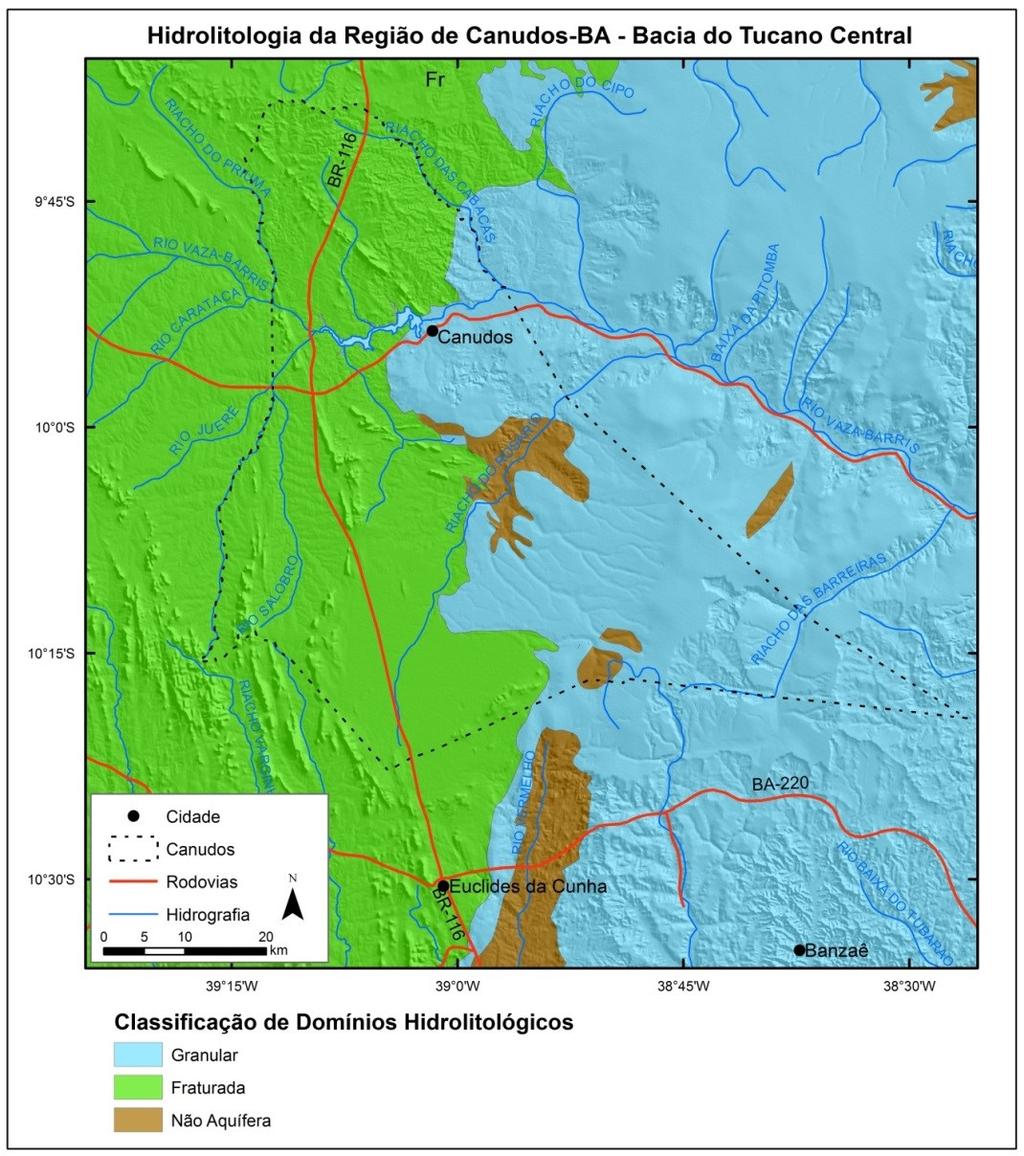 Figura 3 Mapa de Unidades Hidrolitológicas.