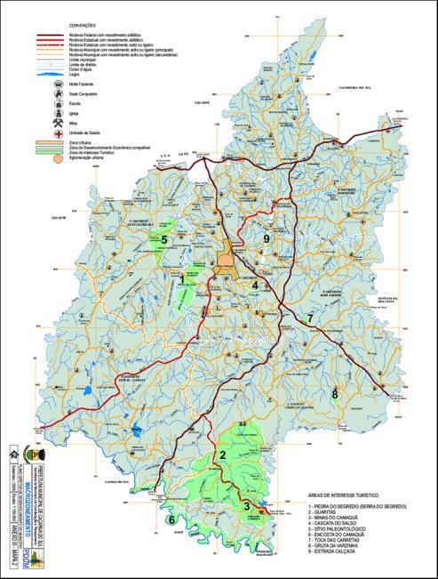 através do uso de técnicas de Sensoriamento Remoto, geoprocessamento e SIG, (Sistemas de Informações Geográficas). No aplicativo SPRING 4.3.